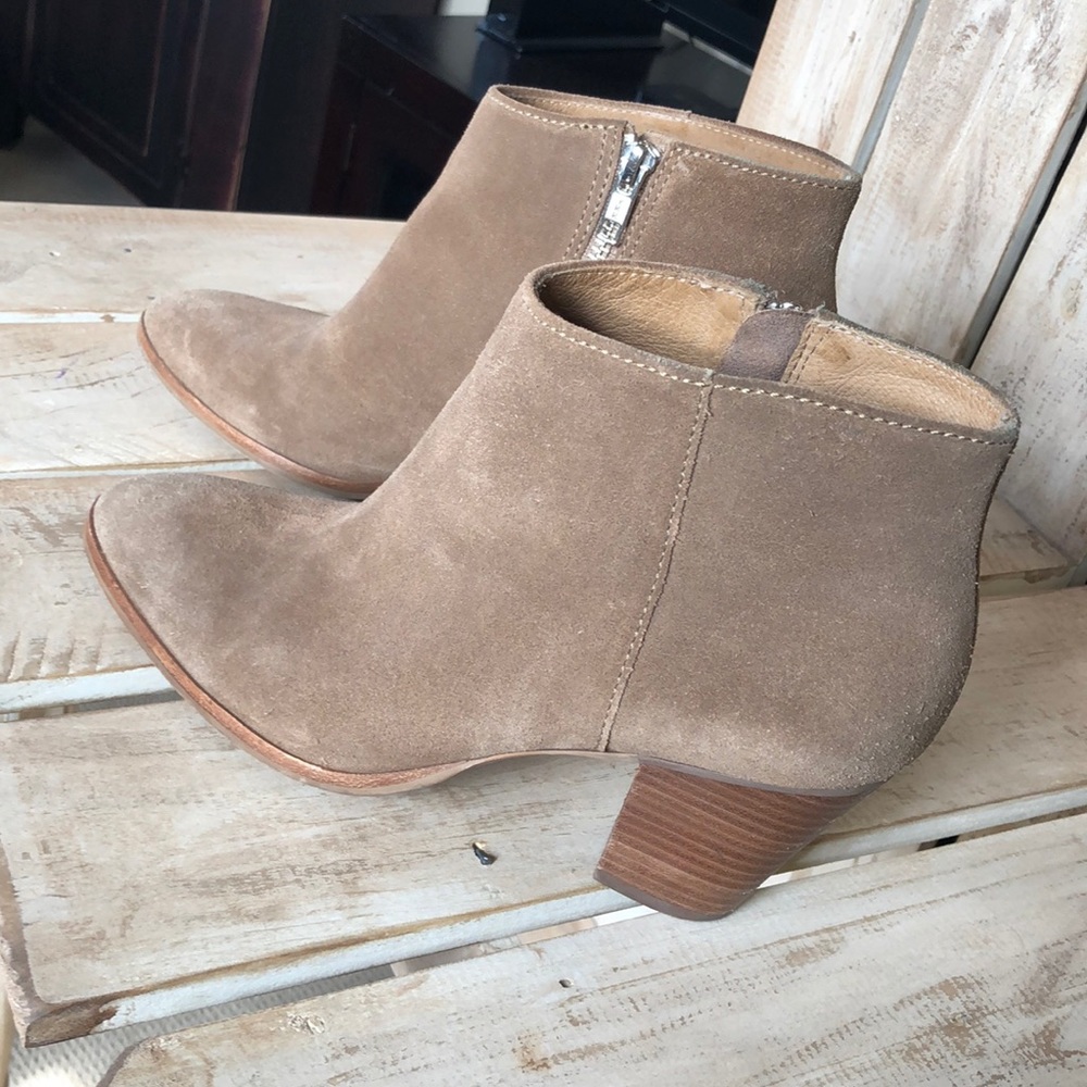 J Crew suede bootie